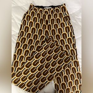 Zara Flare Brown Pants